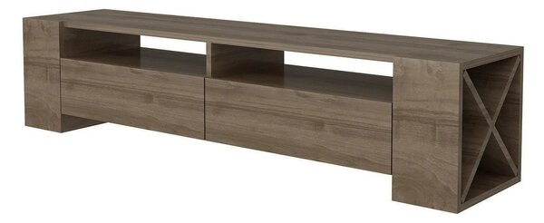 Comoda Sosruko, nuc, PAL melaminat, 155x35x35 cm