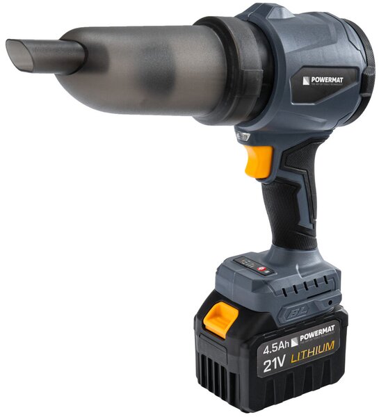 Suflantă și aspirator fără fir 2-în-1, cu iluminare LED