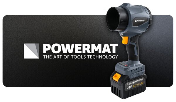 Suflantă și aspirator fără fir 2-în-1, cu iluminare LED