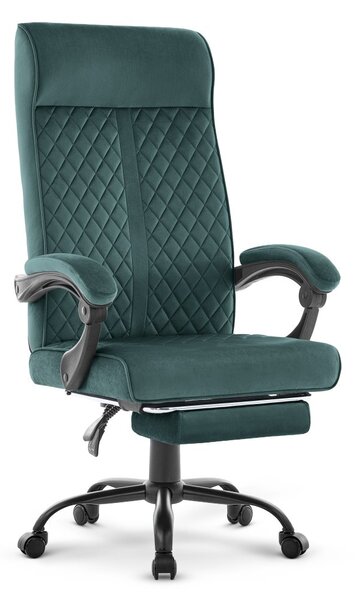Scaun de birou ergonomic HC-1030, cu șezut cu arc și o capacitate de încărcare de 120 kg – smarald
