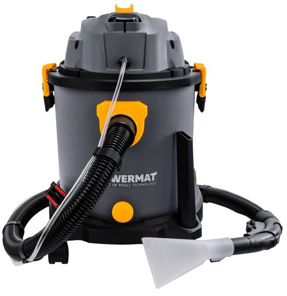 Aspirator industrial pentru covoare de 2000 W, pentru aspirare umedă și uscată, cu o capacitate de 20 l