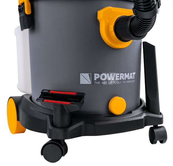 Aspirator industrial pentru covoare de 2000 W, pentru aspirare umedă și uscată, cu o capacitate de 20 l