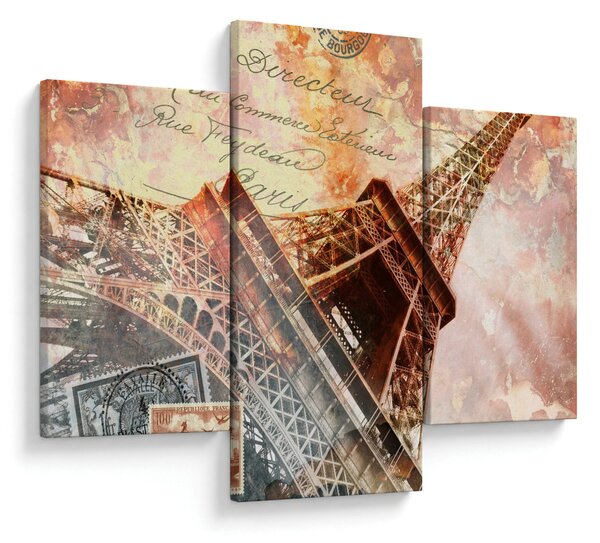 Tablou - Turnul Eiffel în stil vintage (90x60 cm)