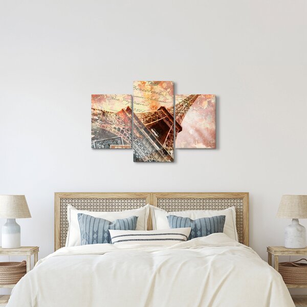 Tablou - Turnul Eiffel în stil vintage (90x60 cm)