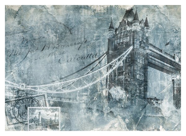 Tablou - Tower Bridge în tonuri reci (70x50 cm)
