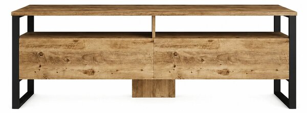 Comoda TV ML19-A, pin atlantic, PAL melaminat/plastic, 180x36x56 cm