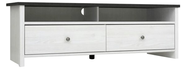 Comoda TV PORTO, alb, PAL, 159x45x44 cm