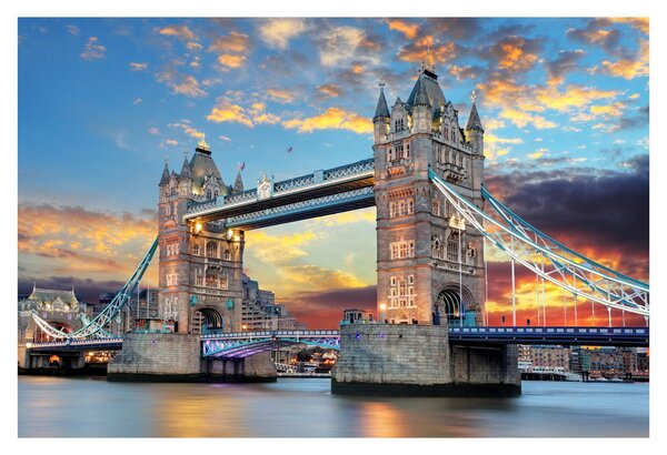 Tablou - Tower Bridge, Londra, Anglia (90x60 cm)