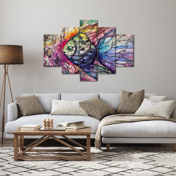 Tablou - Peștișorul colorat (150x105 cm)