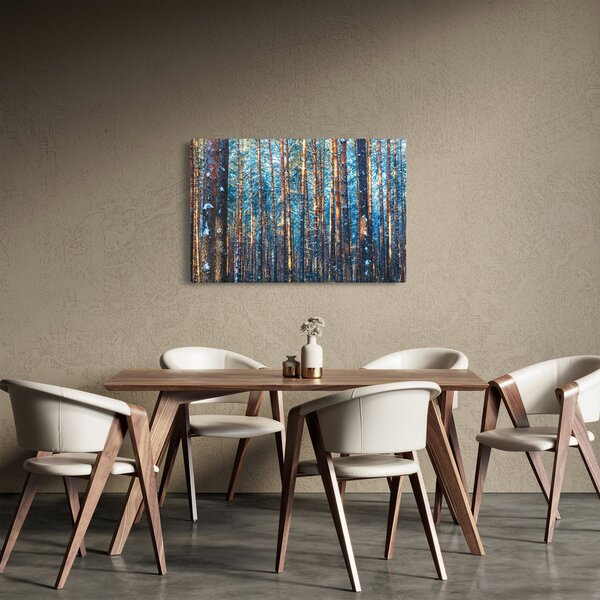 Tablou - Pădurea iarna (90x60 cm)