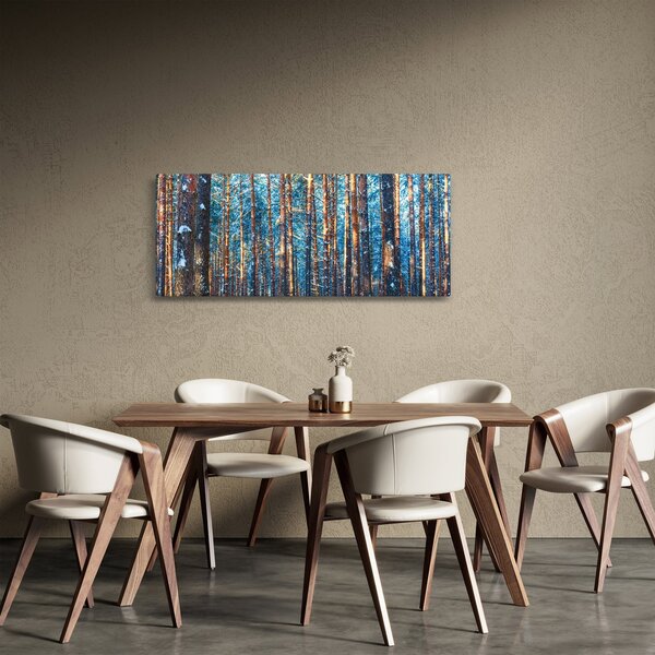 Tablou - Pădurea iarna (120x50 cm)