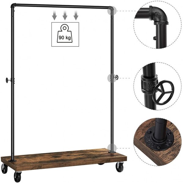 Stand pentru Haine Vasagle, 104.5x40x160cm