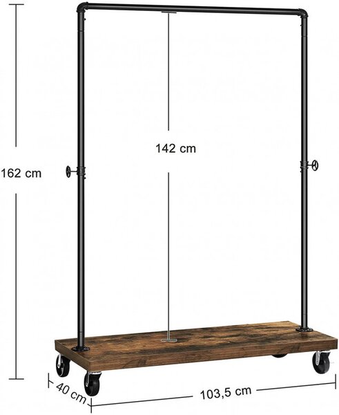 Stand pentru Haine Vasagle, 104.5x40x160cm