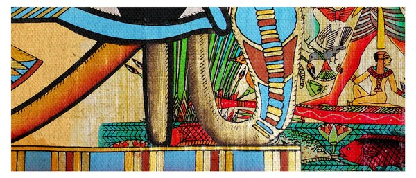 Tablou - Pictură egipteană (120x50 cm)