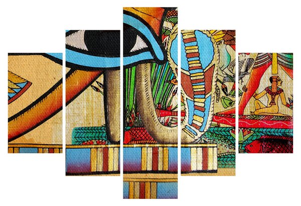 Tablou - Pictură egipteană (150x105 cm)