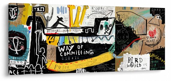 Tablou - Graffiti (120x50 cm)