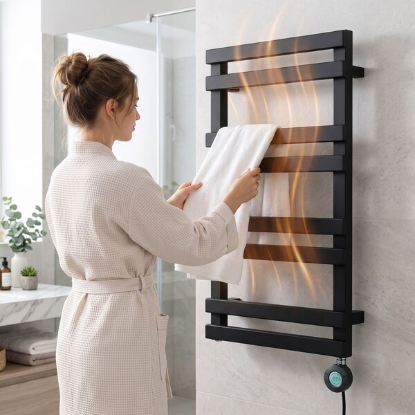 Radiator electric Rea Nori 90x50cm Black