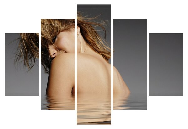 Tablou - Imaginea unei femei care face baie (150x105 cm)