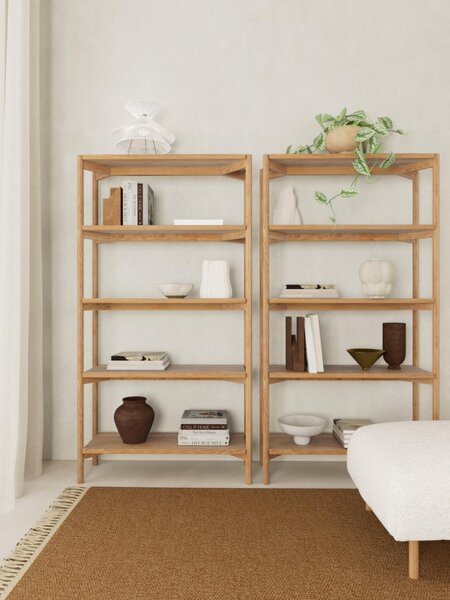 Biblioteca Braidwood, Natural, 160x86x30 cm