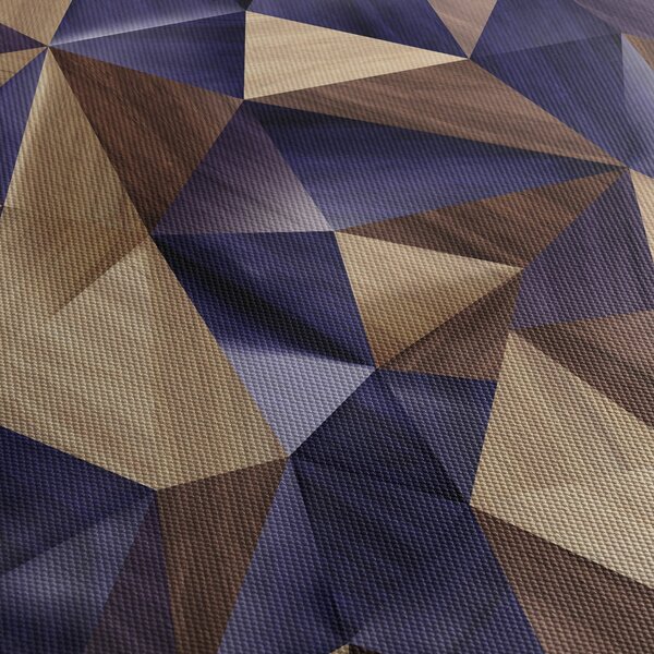 Tablou - 3D triunghiuri de lemn (90x60 cm)