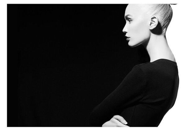 Tablou - O femeie à la yin și yang (120x50 cm)