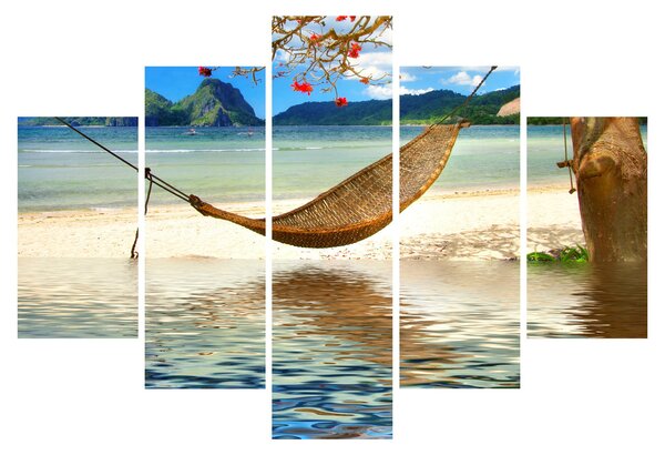 Tablou - Relax la plajă (150x105 cm)