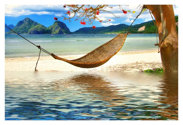 Tablou - Relax la plajă (90x60 cm)