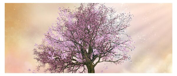Tablou - Copacul înflorit în deal (120x50 cm)