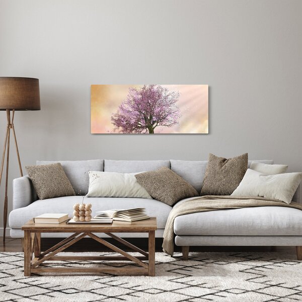 Tablou - Copacul înflorit în deal (120x50 cm)
