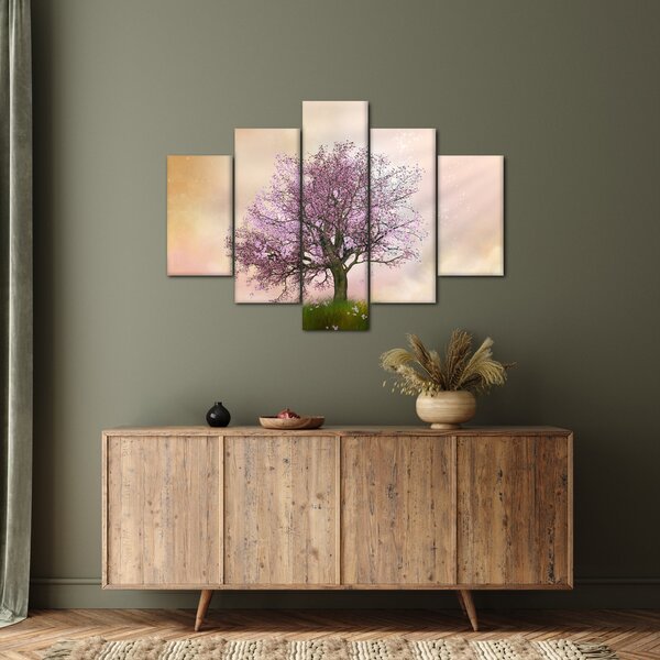 Tablou - Copacul înflorit în deal (150x105 cm)