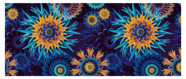 Tablou - 3D flori (120x50 cm)