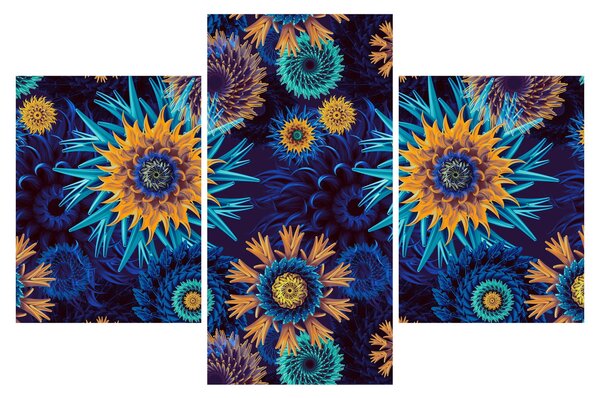 Tablou - 3D flori (90x60 cm)