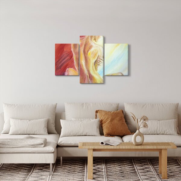 Tablou - Imaginea unei femei care se odihnește, pictură în ulei (90x60 cm)