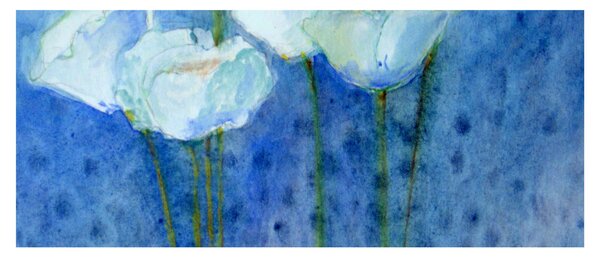 Tablou - Lalele albe (120x50 cm)