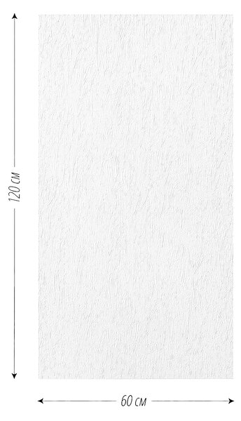Panou Flexibil Autoadeziv Premium – Tencuială structurată Alb 120x60 cm
