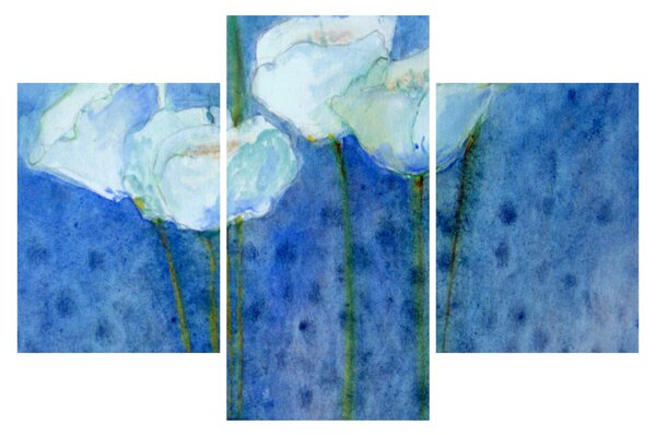 Tablou - Lalele albe (90x60 cm)
