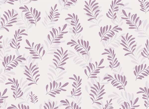 Fototapet Modelul frunzelor violet, Fototapet frunze, Fototapet populare, t00660v1 - Tapeko.ro