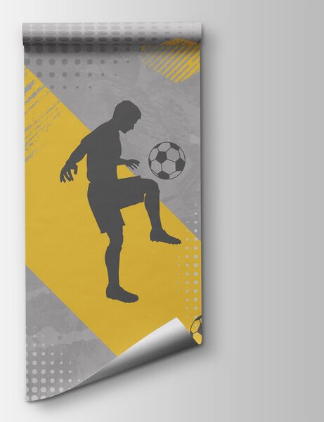 Fototapet Grup de bărbați care joacă fotbal, Fototapet fotbal, Fototapet populare, w03001 - Tapeko.ro
