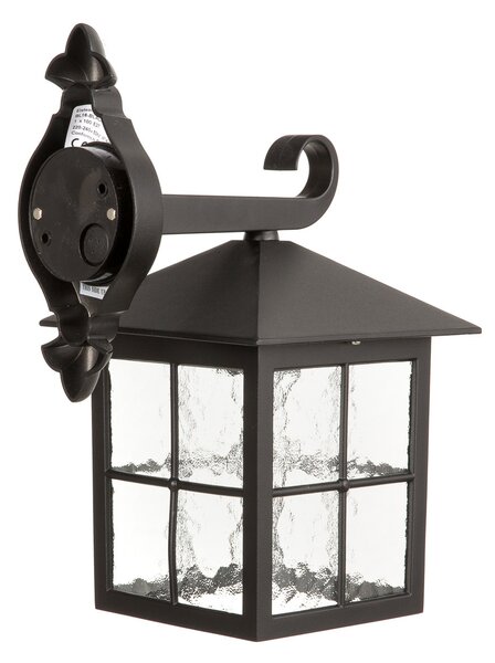 Elstead Lampă de exterior Winchester BL18, cu lanternă în partea jos, IP43, reglabil, Negru, Metal, Antichitate, Felinar