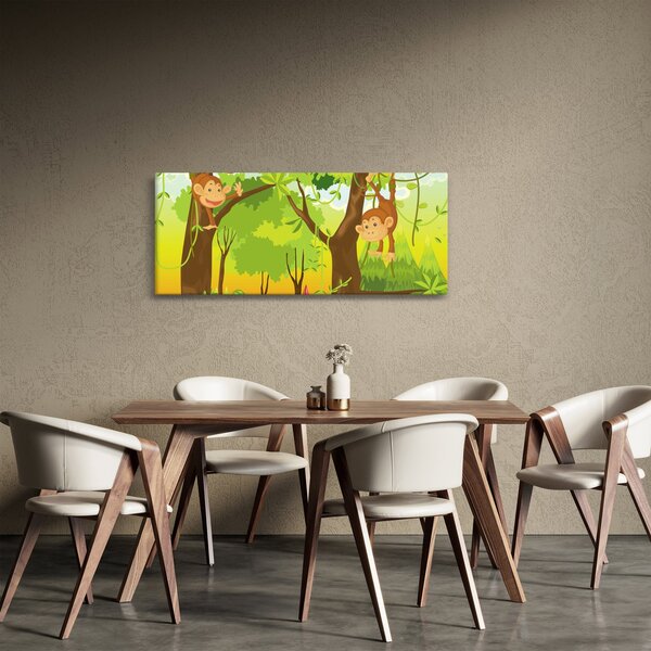 Tablou - Maimuțe (120x50 cm)