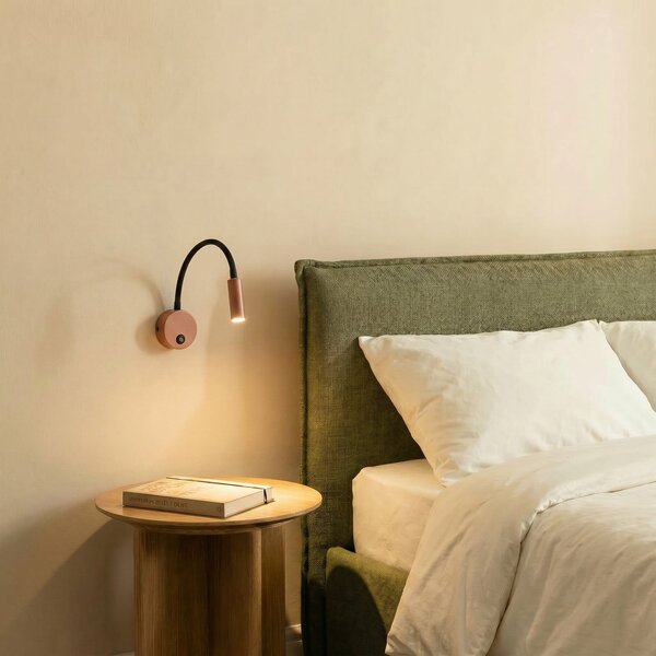 TK Lighting Aplică Lagos, roșu/negru, G9, înălțime 45 cm, metal, reglabil, Roșu, dormitor, Metal