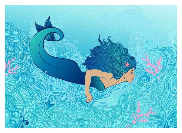 Tablou - Sirena (70x50 cm)
