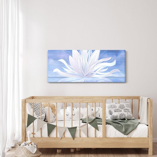 Tablou - Floare de lotus (120x50 cm)