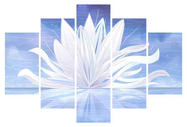 Tablou - Floare de lotus (150x105 cm)