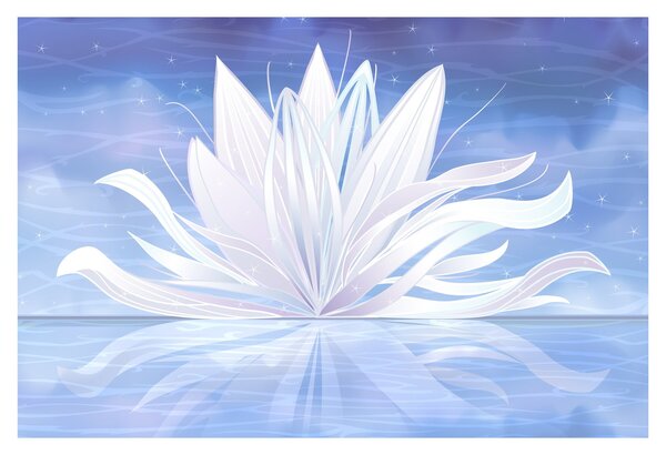 Tablou - Floare de lotus (90x60 cm)