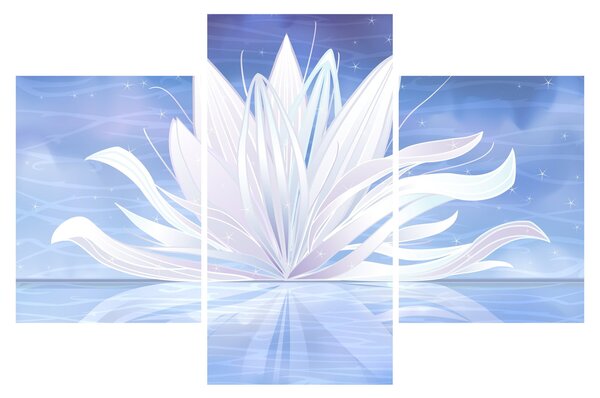 Tablou - Floare de lotus (90x60 cm)