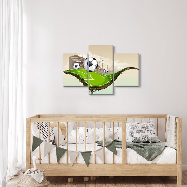 Tablou - Teren de fotbal (90x60 cm)