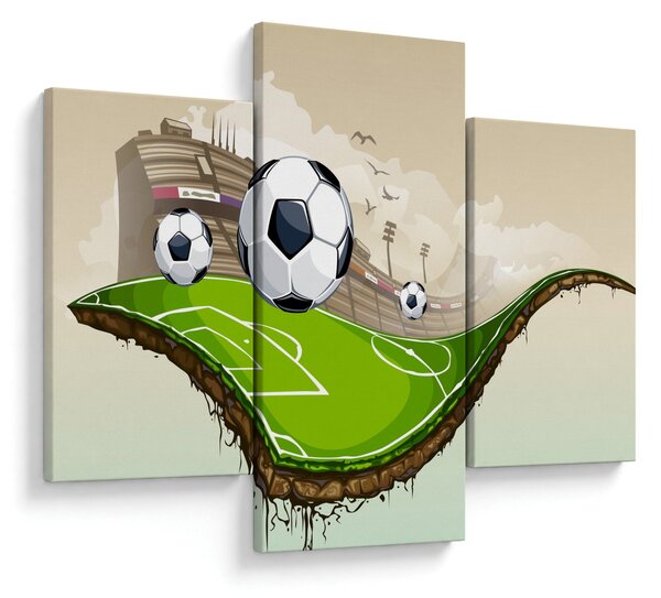 Tablou - Teren de fotbal (90x60 cm)