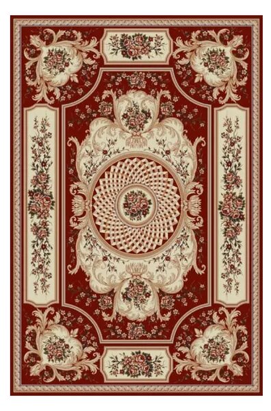 Covor Clasic Lotus 531 Grena Selectează mărime: 200 X 300