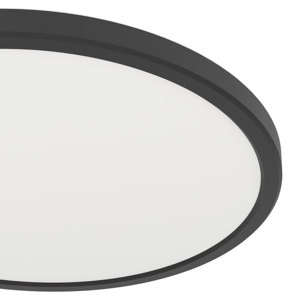 Eglo 901438-LED Plafonieră baie ROVITO 13,9W/230V pr.30cm IP44 negru